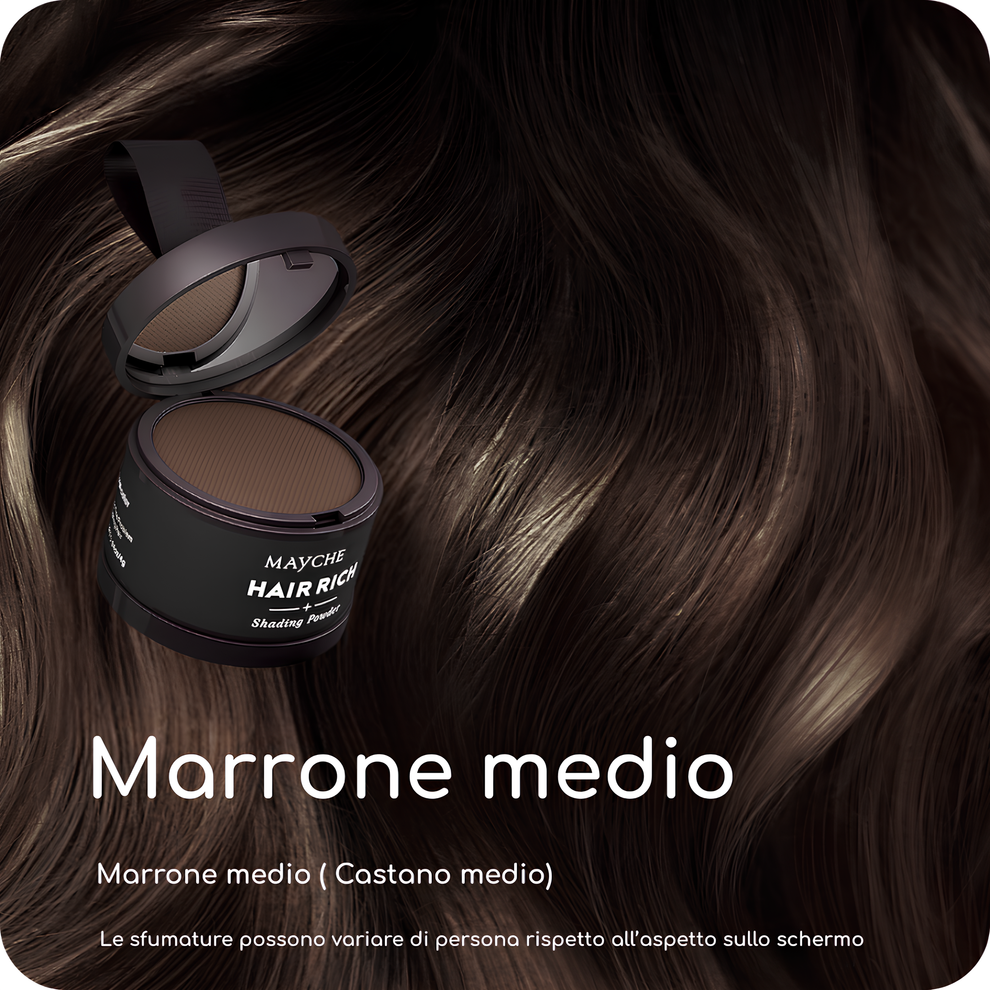 Hair Rich — Marrone medio